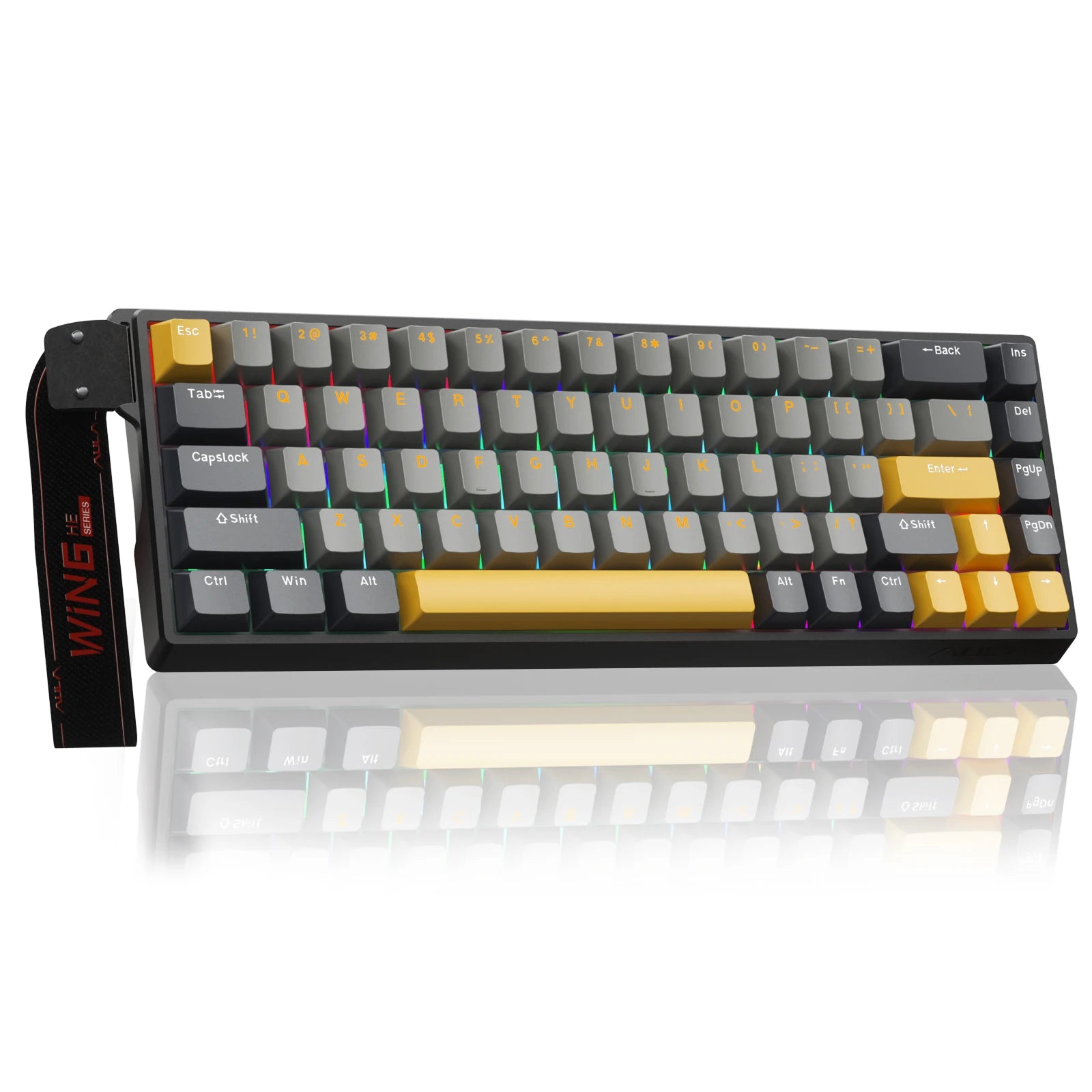 AULA WIN68 HE Pro Max Esports Magnetic Keyboard Wired Rapid Trigger 8K Return RGB Hotswap 68% Low Latency Custom Gaming Keyboard